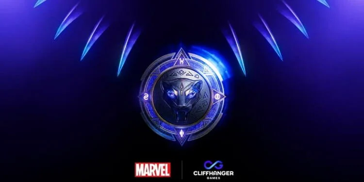 Tampilan resmi logo game Black Panther Marvel yang sedang dikembangkan oleh EA (Engadget)