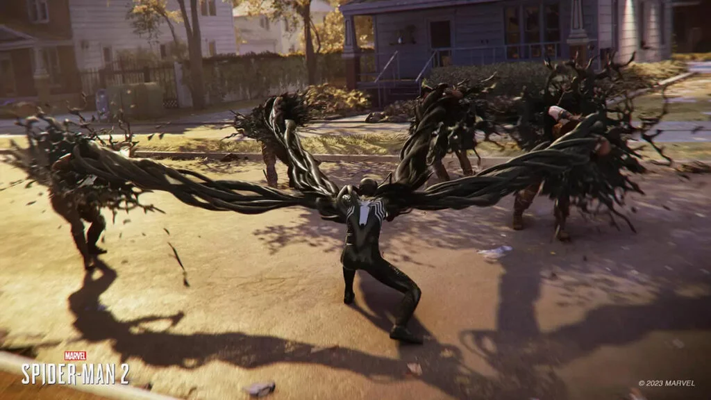 Gameplay Spider-Man Saat Menggunakan Kostum Symbiote
