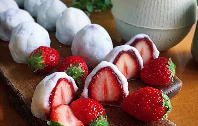 Ilustrasi Daifuku Mochi (Pinterest)